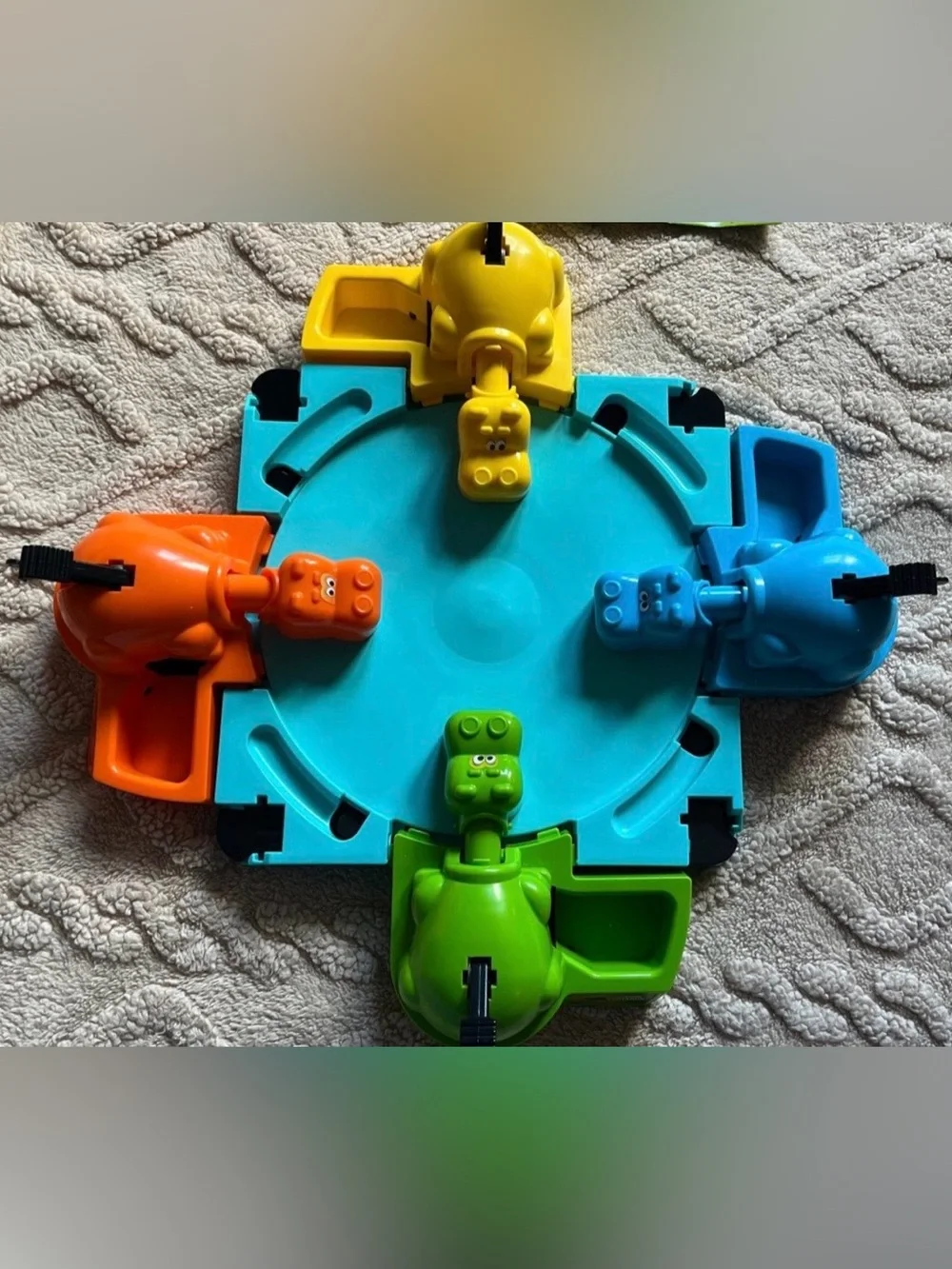 Hungry Hungry Hippos Board Game - Full Size Hasbro Family Marble Game, No Box